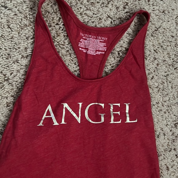 BNWOT Victoria’s Secret super soft heather red “Angel” nightshirt dress - size S - Picture 2 of 4